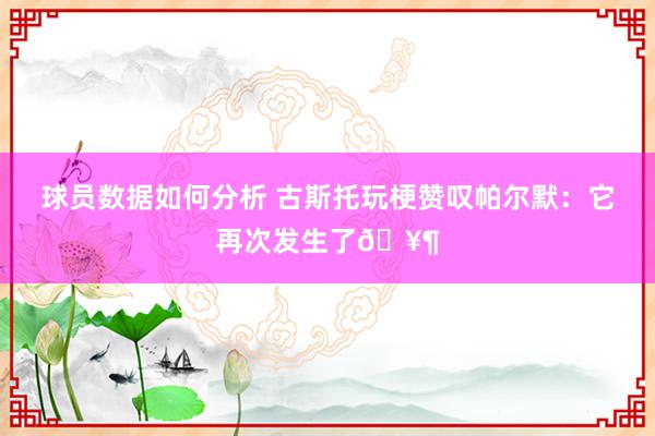 球员数据如何分析 古斯托玩梗赞叹帕尔默：它再次发生了🥶